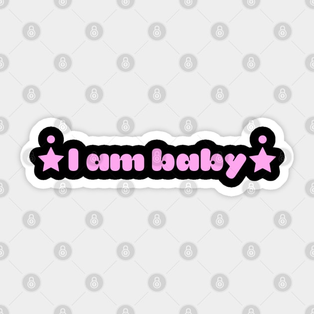 I am baby Sticker by Modeko